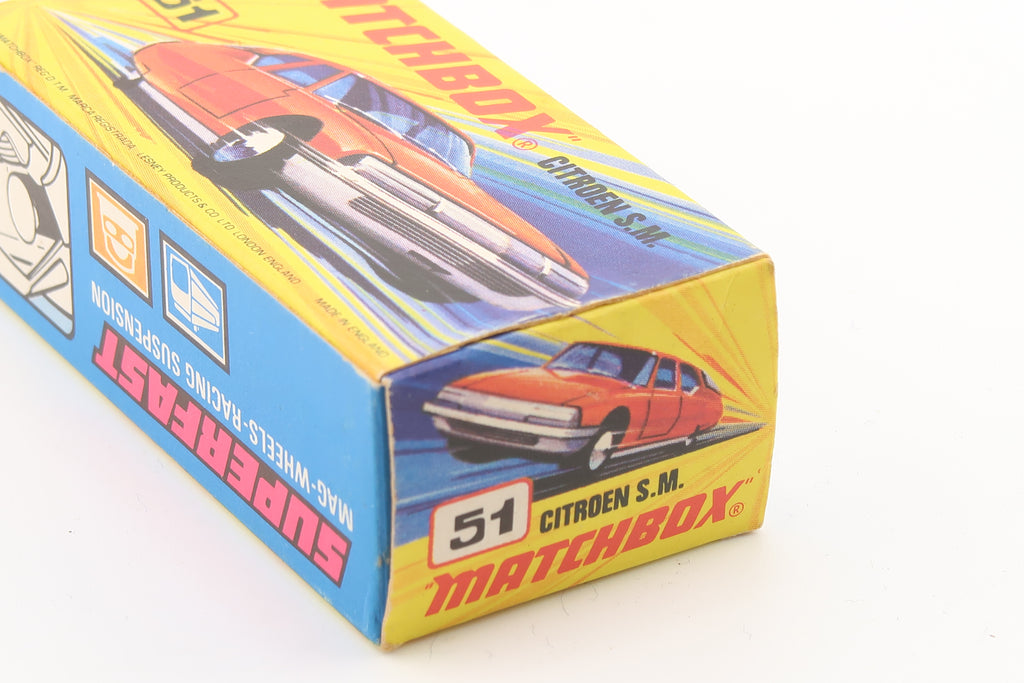 MATCHBOX SUPERFAST 51 - CITROEN SM - OVP - 1971