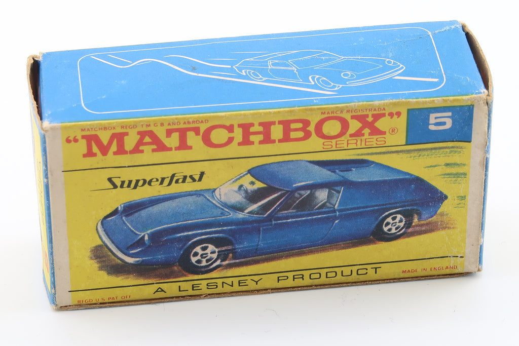 MATCHBOX SUPERFAST 5 - LOTUS EUROPA - OVP - 1969