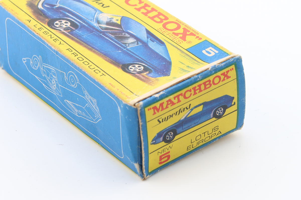MATCHBOX SUPERFAST 5 - LOTUS EUROPA - OVP - 1969