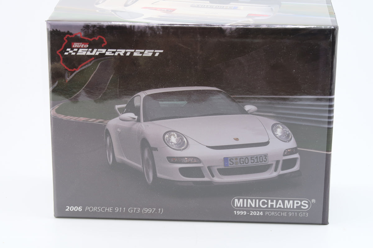 MINICHAMPS - PORSCHE 911 GT3 ( 997.1 ) - 2006 - 1:43 - 25TH ANNIVERSARY GT3