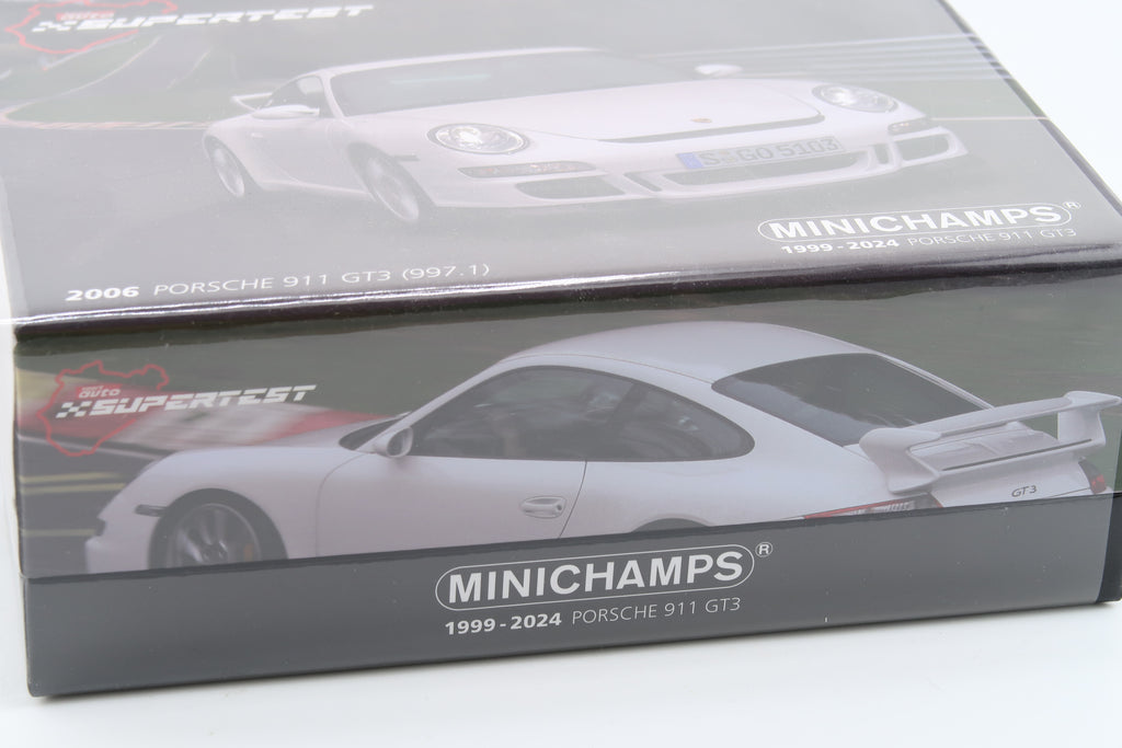 MINICHAMPS - PORSCHE 911 GT3 ( 997.1 ) - 2006 - 1:43 - 25TH ANNIVERSARY GT3
