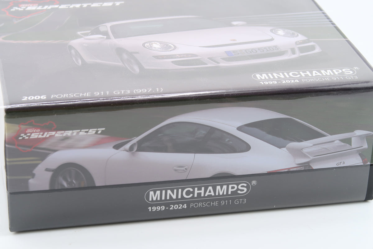 MINICHAMPS - PORSCHE 911 GT3 ( 997.1 ) - 2006 - 1:43 - 25TH ANNIVERSARY GT3