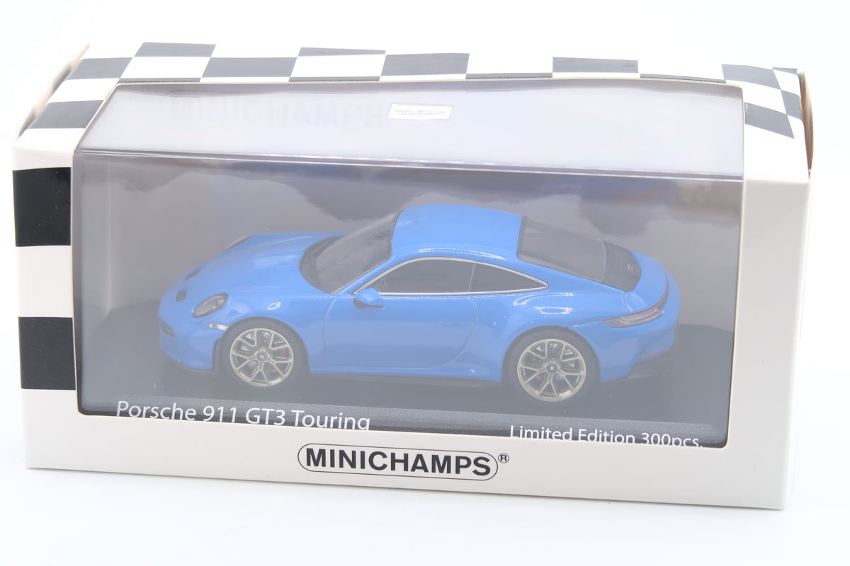 MINICHAMPS - PORSCHE 911 GT3 TOURING ( 992 ) - 2021 - 1:43 - SHARKBLUE