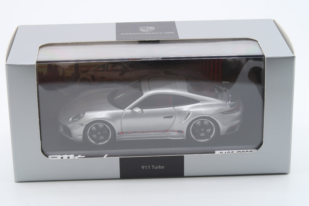 MINICHAMPS - PORSCHE 911 TURBO ( 992 ) - 2021 - 1:43 - SILBERMETALLIC