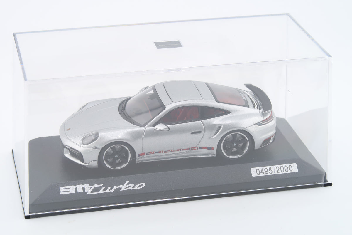 MINICHAMPS - PORSCHE 911 TURBO ( 992 ) - 2021 - 1:43 - SILBERMETALLIC