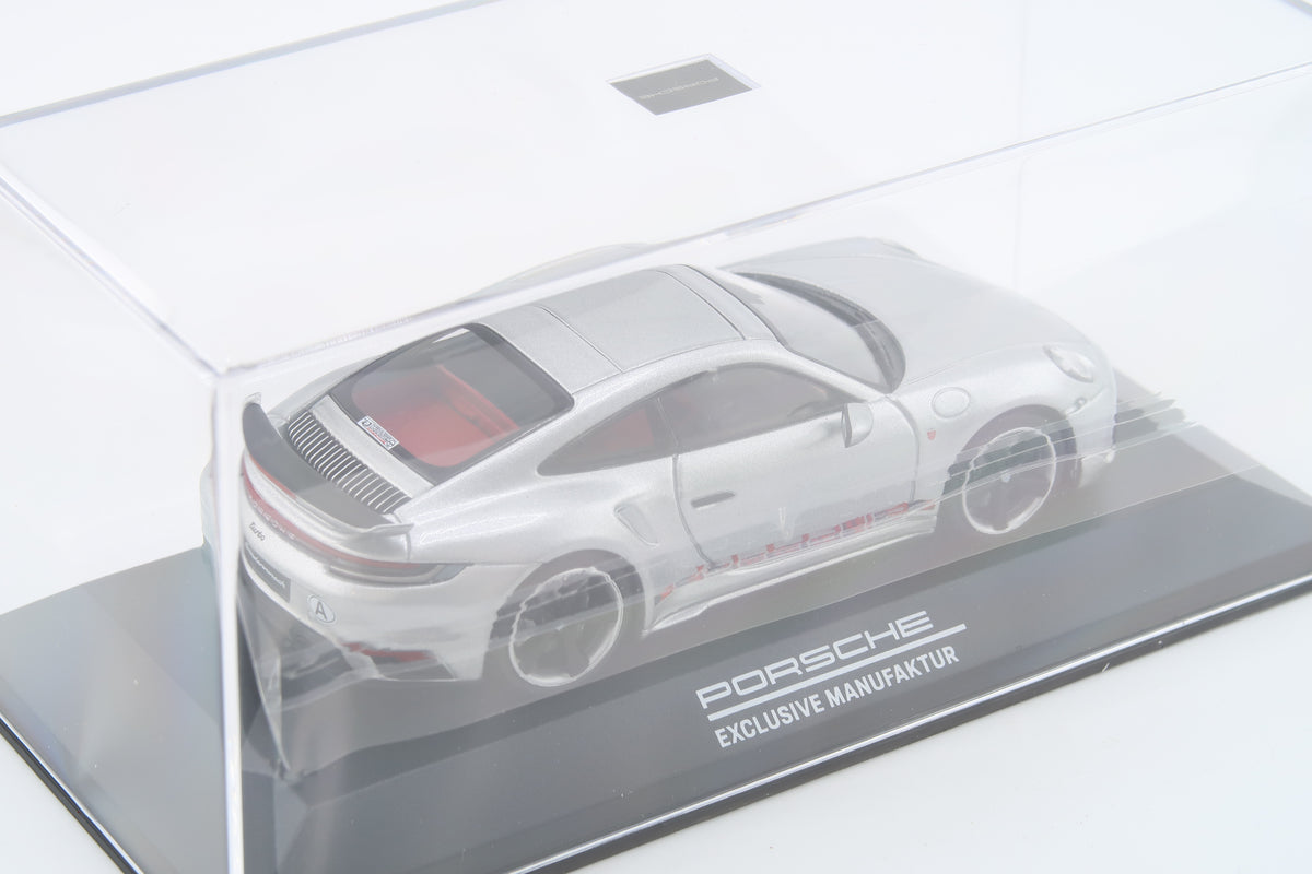 MINICHAMPS - PORSCHE 911 TURBO ( 992 ) - 2021 - 1:43 - SILBERMETALLIC