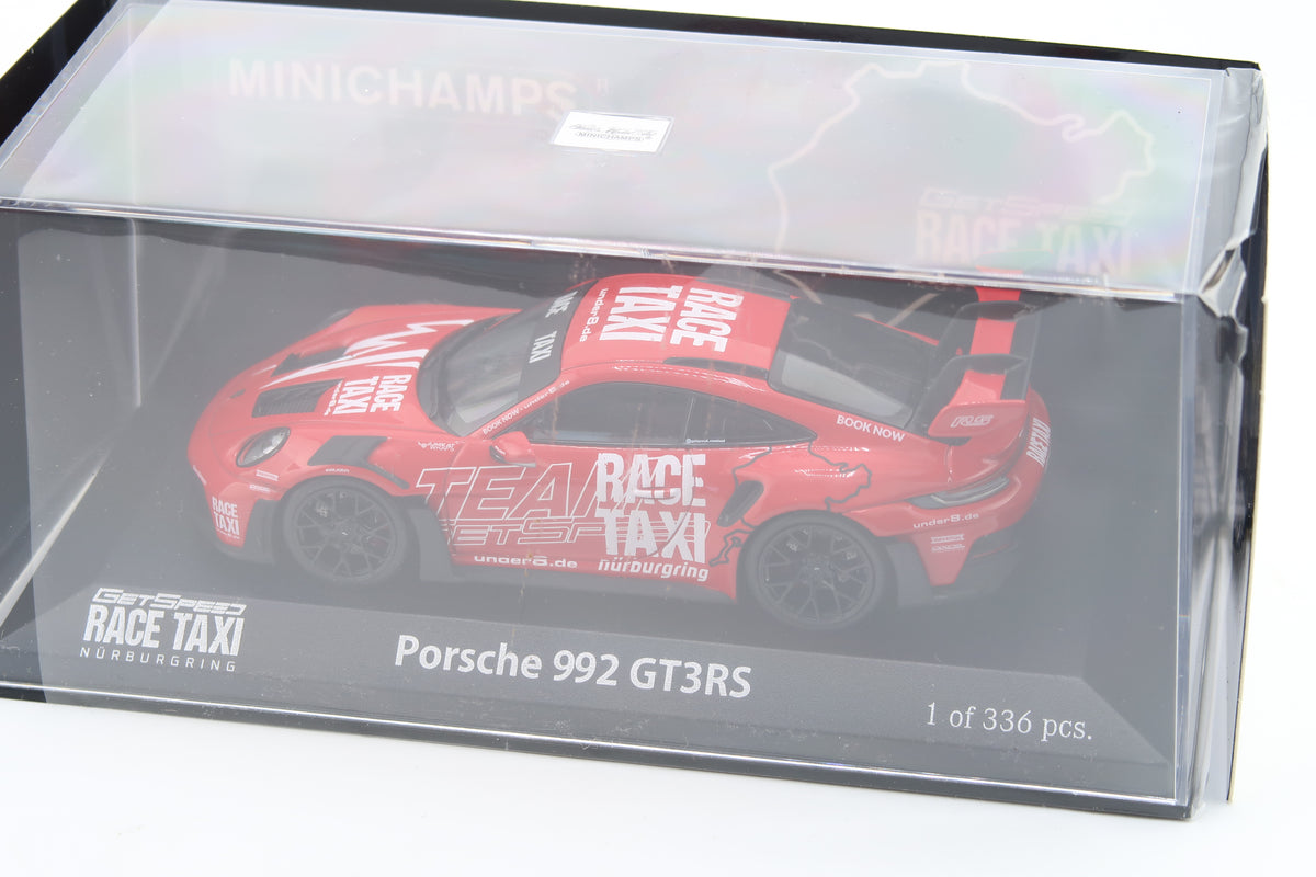 MINICHAMPS - PORSCHE 911 GT3RS - 2024 - 1:43 - GETSPEED RACE TAXI - RED
