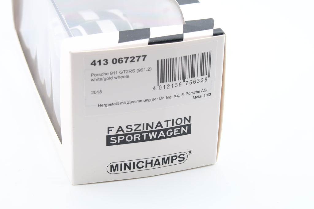 MINICHAMPS - PORSCHE 911 GT2RS - 2018 - 1:43 - WEISS