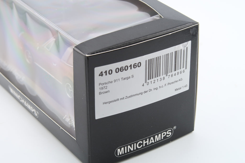 MINICHAMPS - PORSCHE 911 TARGA S - 1972 - 1:43 - SEPIABRAUN
