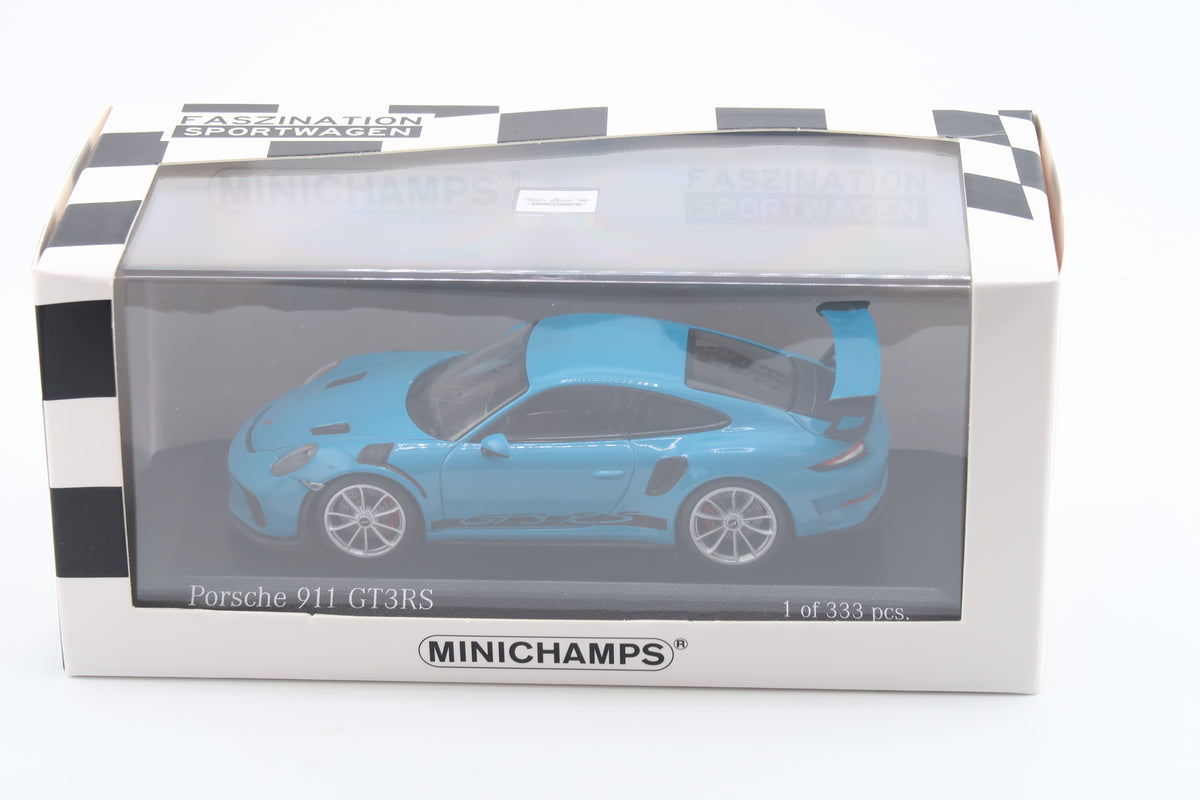 MINICHAMPS - PORSCHE 911 GT3RS - 2018 - 1:43 - MIAMIBLAU
