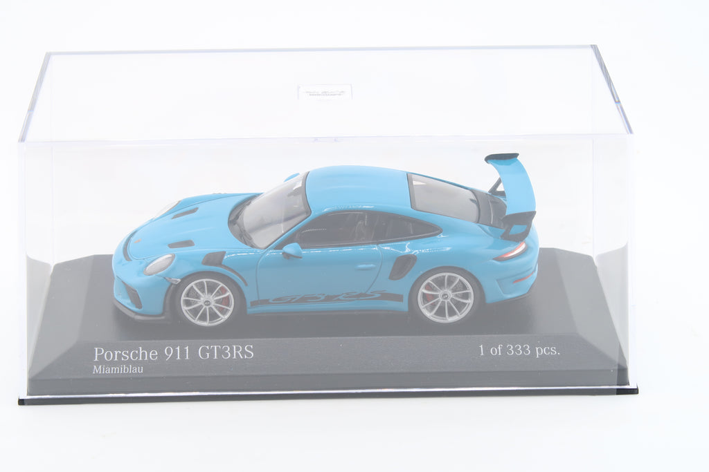 MINICHAMPS - PORSCHE 911 GT3RS - 2018 - 1:43 - MIAMIBLAU