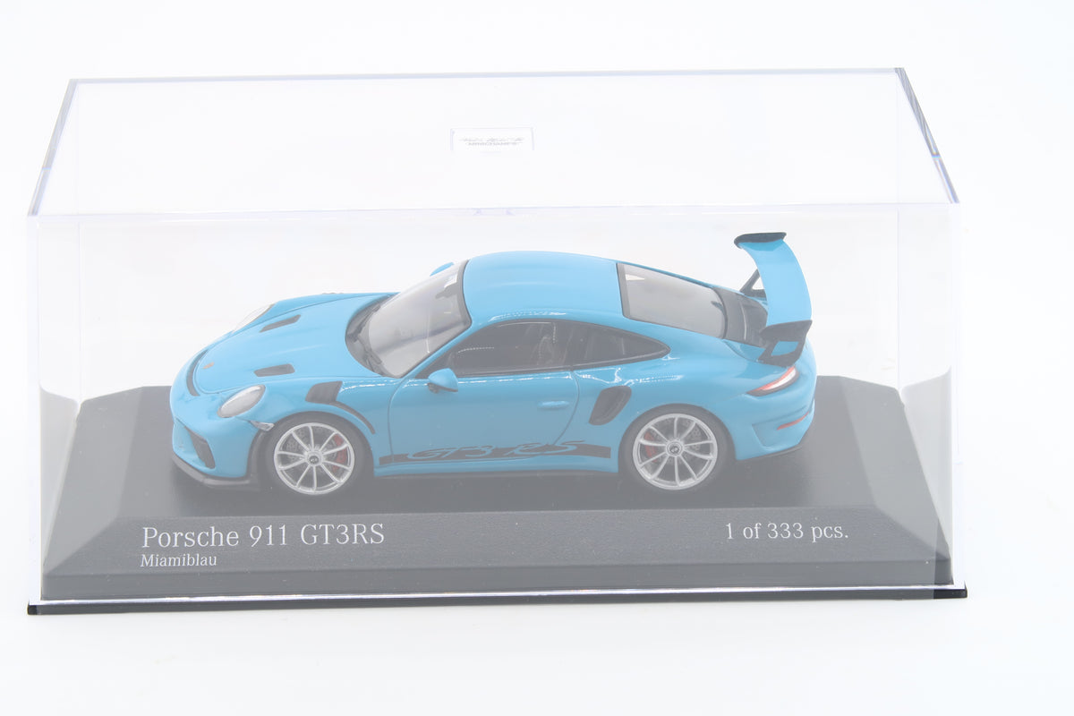 MINICHAMPS - PORSCHE 911 GT3RS - 2018 - 1:43 - MIAMIBLAU