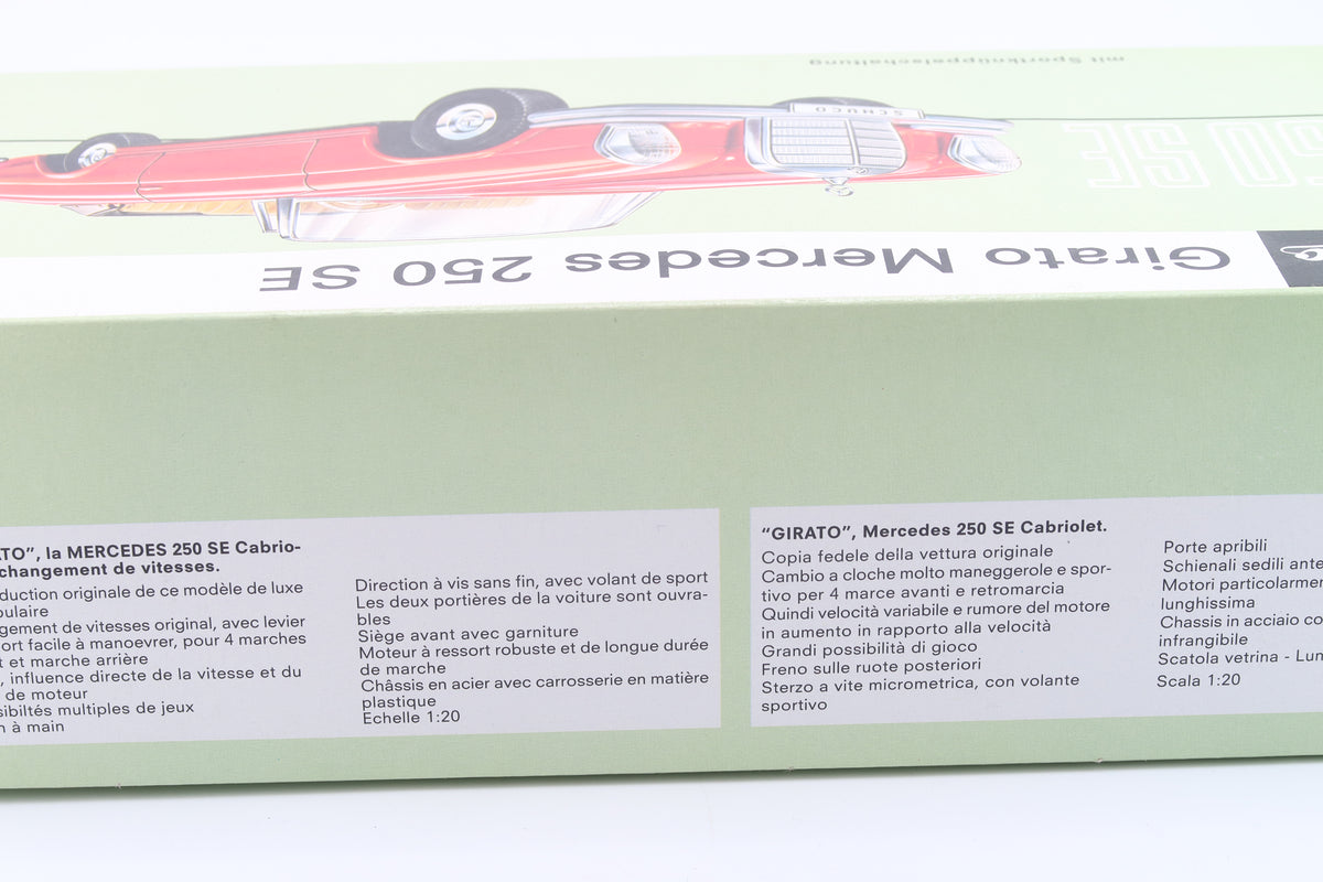 SCHUCO GIRATO - MERCEDES-BENZ 250 SE CABRIOLET - 1:20 - OVP
