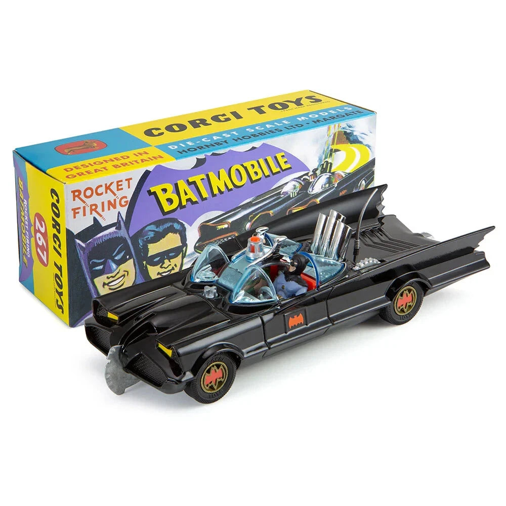 CORGI TOYS 267 - BATMOBILE - 1:43 - OVP - RE_EDITION IN GLOSS BLACK