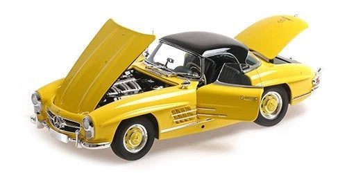 MINICHAMPS - MERCEDES BENZ 300 SL ROADSTER - W198 - 1958 - 1:18 - GELB