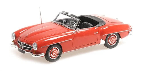 MINICHAMPS - MERCEDES BENZ 190 E - W121 - 1955 - 1:18 - ROT