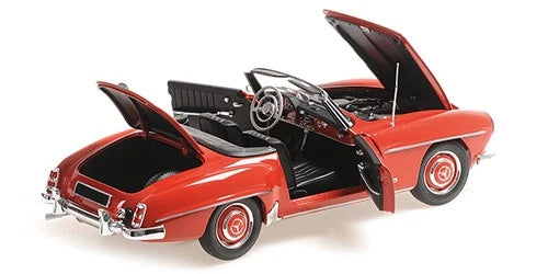 MINICHAMPS - MERCEDES BENZ 190 E - W121 - 1955 - 1:18 - ROT