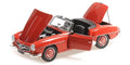 MINICHAMPS - MERCEDES BENZ 190 E - W121 - 1955 - 1:18 - ROT