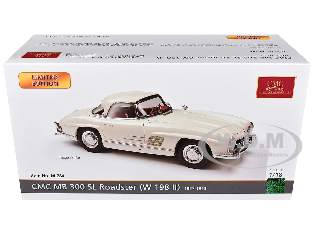 CMC - MERCEDES-BENZ 300 SL HARDTOP - W198 - LIMITED EDITION - WHITE