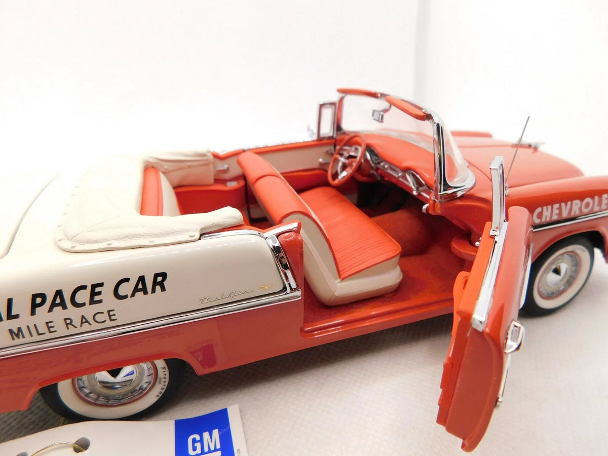 FRANKLIN MINT - CHEVROLET BEL AIR CONVERTIBLE - INDY PACE CAR 1955 - 1:24 - OVP